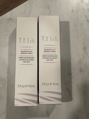 2 New in box TRIA Age-Defying Skincare NOURISHING EYE RENEWAL CREAM